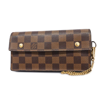 LOUIS VUITTONAuth  Damier Portefeiulle Accordion N60002 Men,Women,Long Wallet