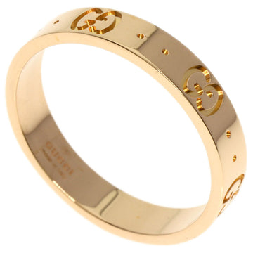 GUCCI Icon #19 Ring K18 Pink Gold Women's