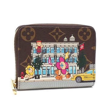 LOUIS VUITTON Coin Case Monogram Zippy Purse Women's M81629 Vivienne Holiday Collection