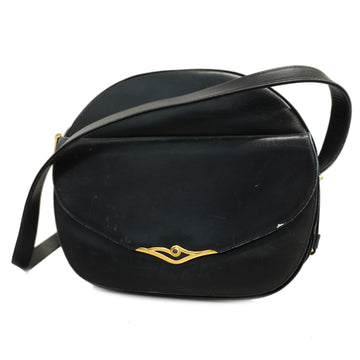 CARTIERAuth  Sapphire Women's Leather Shoulder Bag Navy