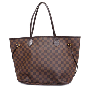 LOUIS VUITTON Tote Bag Damier Neverfull MM N51105 Ebene Ladies