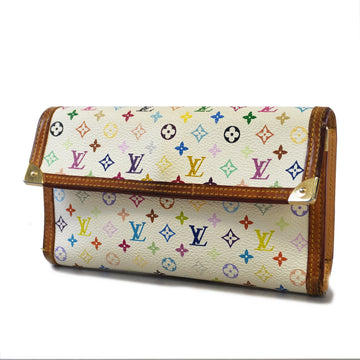 Louis Vuitton Trifold Long Wallet Monogram Multicolor Portefeuil International M92659 Bron