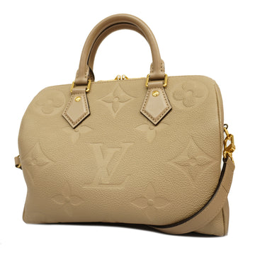 LOUIS VUITTONAuth  Monogram Empreinte 2WAY Bag Speedy Bandouliere 25 M59273 Women's Handbag,Shoulder Bag Tourterelle