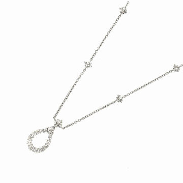 HARRY WINSTON HW Loop Diamond Necklace 41cm Pt Platinum