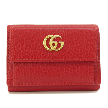 GUCCI 523277 Wallet Marmont Bifold Leather Ladies