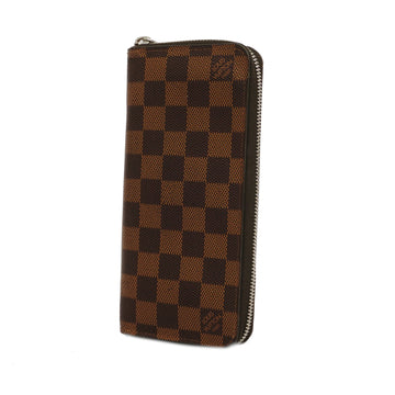 LOUIS VUITTONAuth  Damier Zippy Wallet Vertical N61207 Men's Long Wallet