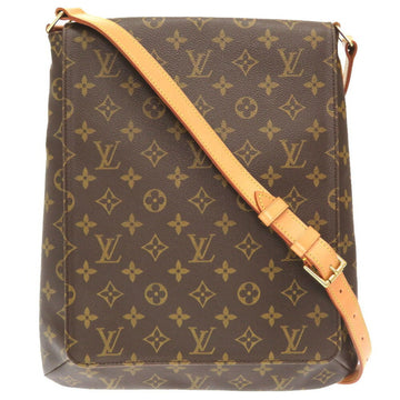 Louis Vuitton Musette Monogram M51256 Shoulder Bag Canvas / Brown 0169LOUIS VUITTON Ladies