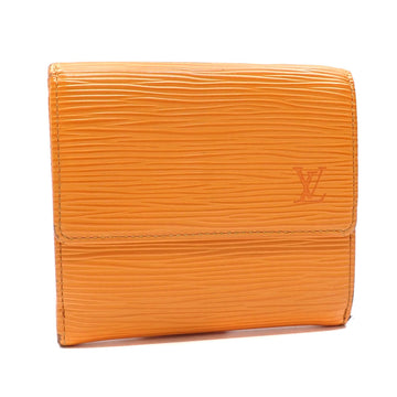 LOUIS VUITTON W Trifold Wallet Epi Portefeuille Elise Ladies M6348H Mandarin