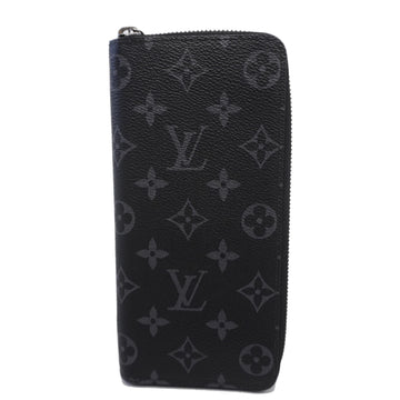 LOUIS VUITTONAuth  Monogram Eclipse Zippy Wallet Vertical M62295 Men's Wallet