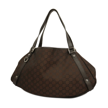 GUCCIAuth  Shoulder Bag GG Nylon 143743 Women's Nylon Brown