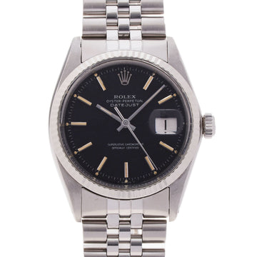 ROLEX Datejust 1601 Men's SS WG Watch Automatic Red Eye Dial