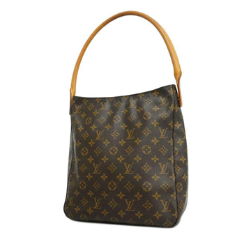 LOUIS VUITTON Shoulder Bag Monogram Looping GM M51145 Brown Ladies