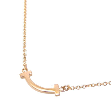 TIFFANY T Smile Women's Necklace 62617721 750 Pink Gold