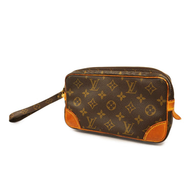 LOUIS VUITTONAuth  Monogram Marly Dragonne PM M51827 Women's Clutch Bag