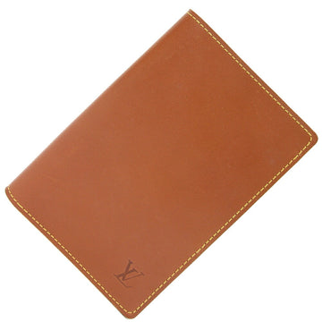 LOUIS VUITTON Passport Case Nomad Couver Tulle M85019 Camel Leather Caramel Brown LV Cover