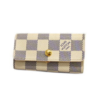 LOUIS VUITTONAuth  Damier Azur Multikre 4 N60020 Women's Key Case