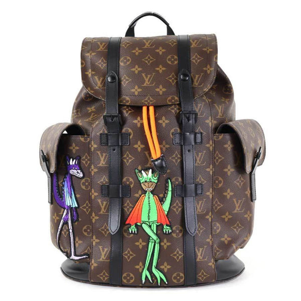 Louis Vuitton Christopher PM Backpack Rucksack Bag(Brown)