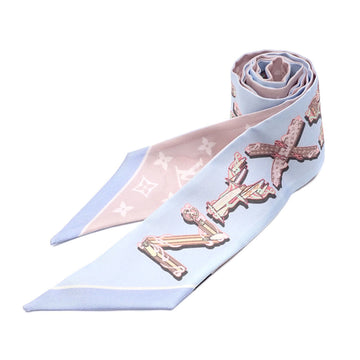 LOUIS VUITTON Scarf Bandeau BB LV&ME Women's Light Blue Pink Silk M76443