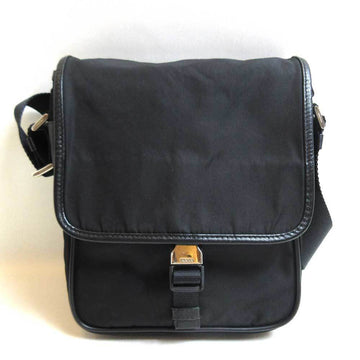 PRADA bag shoulder Nero black diagonal nylon