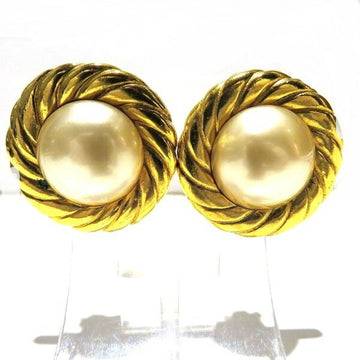 CHANEL Pearl Earrings Brand Accessories Ladies