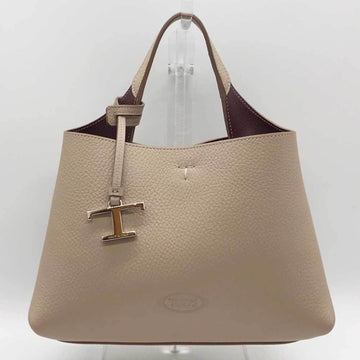 TOD'S Handbag Micro Bag Cream Leather