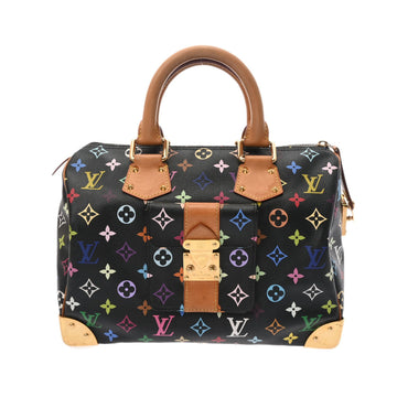 Louis Vuitton Multicolor Speedy 30 Noir M92642 Women's Monogram Handbag