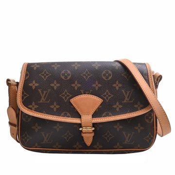 LOUIS VUITTON Monogram Sologne Shoulder Bag M42250 Brown Women's