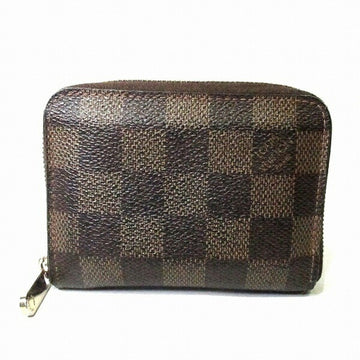 LOUIS VUITTON Damier Zippy Coin Purse N63070 Wallet/Coin Case Men's Women's Wallet