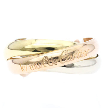 CARTIER Trinity Pink Gold [18K],White Gold [18K],Yellow Gold [18K] Fashion No Stone Band Ring