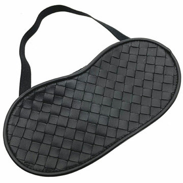 BOTTEGA VENETA Eye Mask Intrecciato Leather Nero Black  Eyewear Goods Supplies