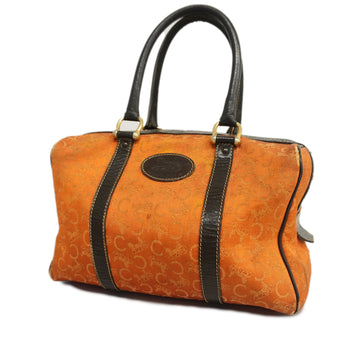 CELINEAuth  C Macadam Women's Canvas Handbag Brown,Orange
