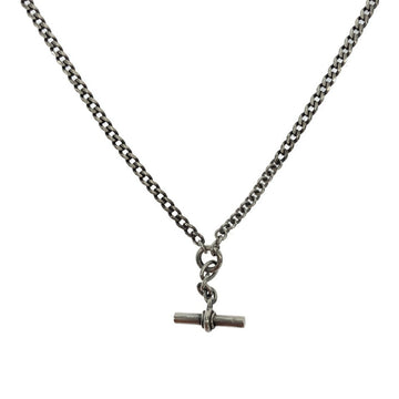 BOTTEGA VENETA Necklace T-bar Silver 925 Women's Men's