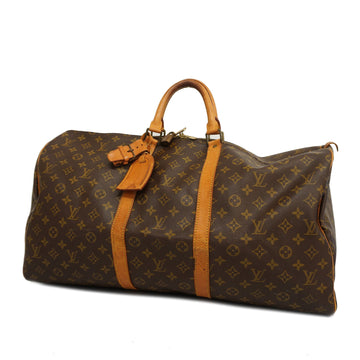 LOUIS VUITTONAuth  Monogram Keepol 55 M41424 Men,Women,Unisex Boston Bag