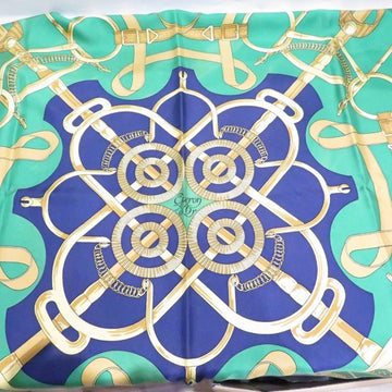 HERMES Carre 90 Silk Scarf Brand Accessory Stall Women's