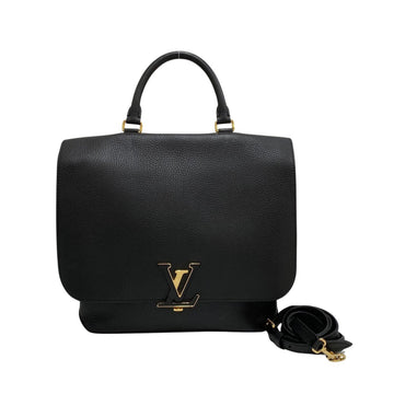 LOUIS VUITTON Volta Leather Genuine 2way Handbag Mini Shoulder Bag Black