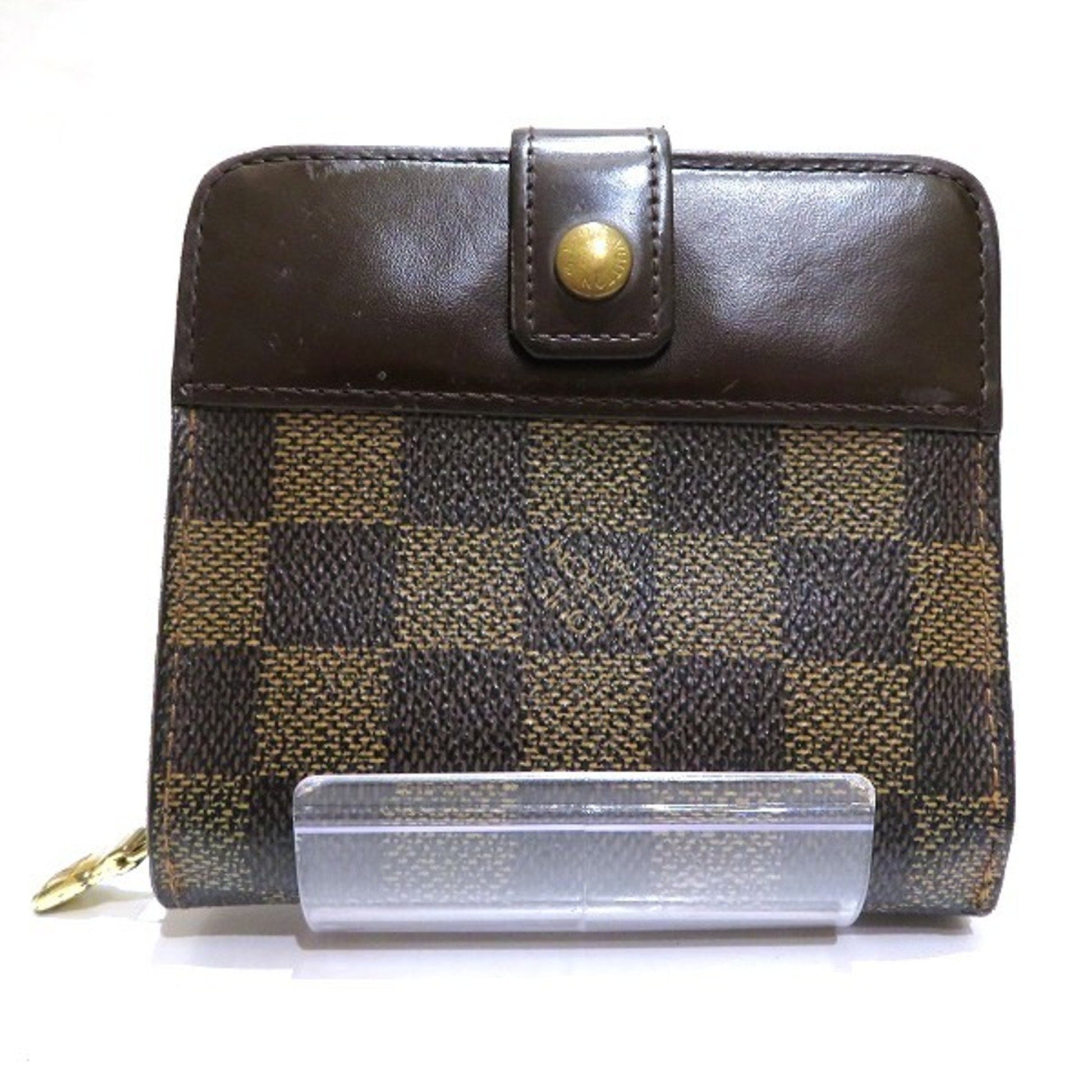 Louis Vuitton, Bags, Louis Vuitton Damier Ebene Compact Zippy Wallet