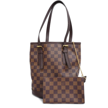 LOUIS VUITTON Tote Bag Damier Marais N42240 Ebene Ladies