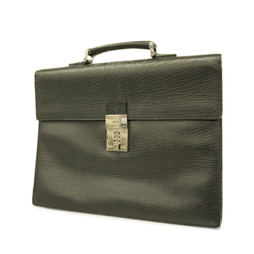 GUCCIAuth  34044 Men's Leather Briefcase Black