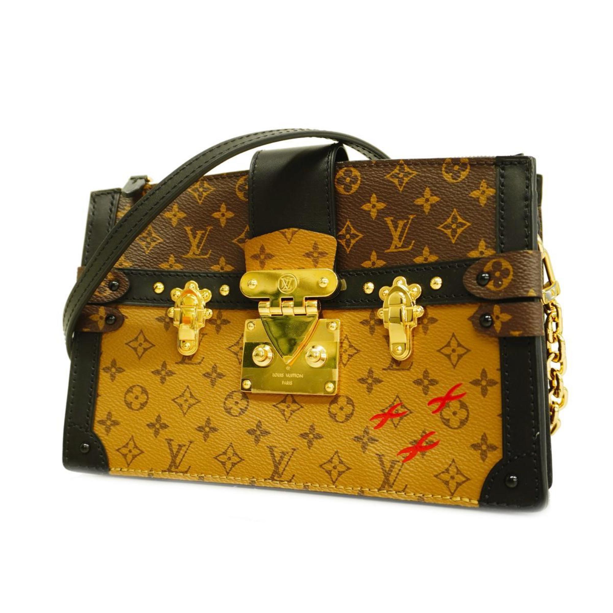 LOUIS VUITTON Shoulder Bag Monogram Reverse Trunk Clutch