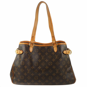 Louis Vuitton Batignolles Horizontal M51154 Monogram Canvas Brown CA0076 Women's Shoulder Bag