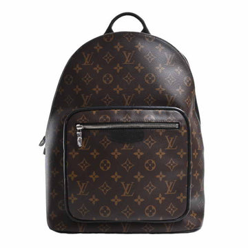 LOUIS VUITTON Monogram Macassar Josh NV Rucksack Backpack M45349 Brown Black Ladies