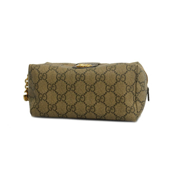 GUCCIAuth  GG Marmont Porch 548393 Women's GG Supreme Pouch Beige