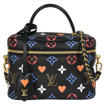 LOUIS VUITTON Vanity PM Shoulder Bag Handbag Monogram Game On Noir M57482