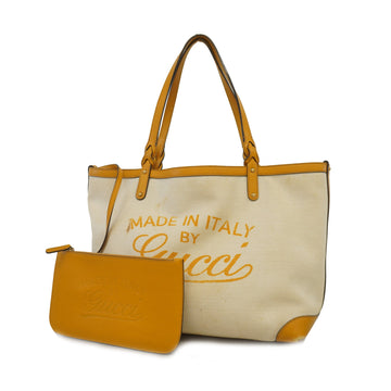 Gucci Tote Bag Craft 247209 Canvas Beige Gold Metal