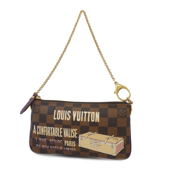 Louis Vuitton Damier Pochette Mira MM N63091 Women's Pouch