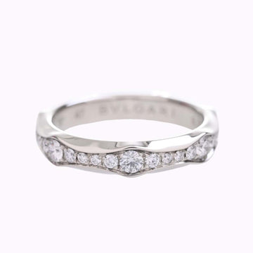 BVLGARI PT950 Full Diamond Infinite Wedding Band Ring Diamond: No stone grain Ladies