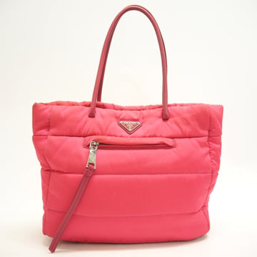 PRADA BN2766 Women's Nylon Handbag,Tote Bag Pink