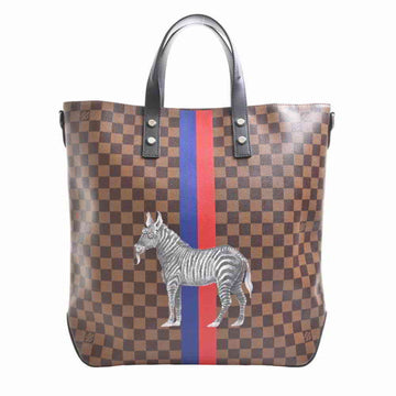 Louis Vuitton Damier Savannah Chapman Brothers Atlas Thoth Tote Bag Brown PVC Leather