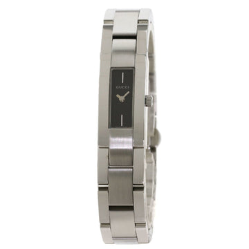 GUCCI 4600L Square Face Watch Stainless Steel / SS Ladies