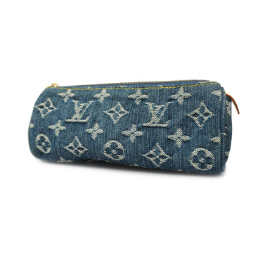 Louis Vuitton Monogram Denim Truth Speedy GM M95081 Women's Pouch Blue